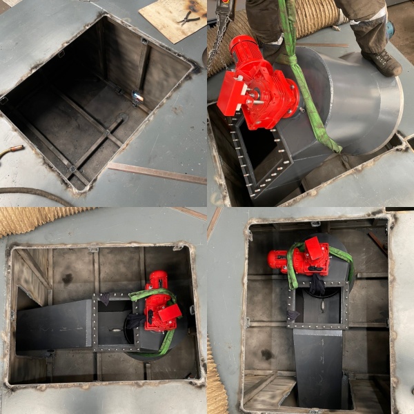 Tunnel / Steering Grid Combination Bow Thruster