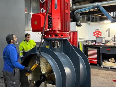 Kalkman tunnel thruster 450kW = 612HP